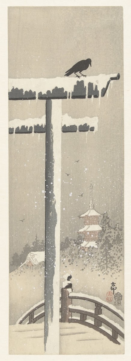 Torii in the snow 1900   1910
