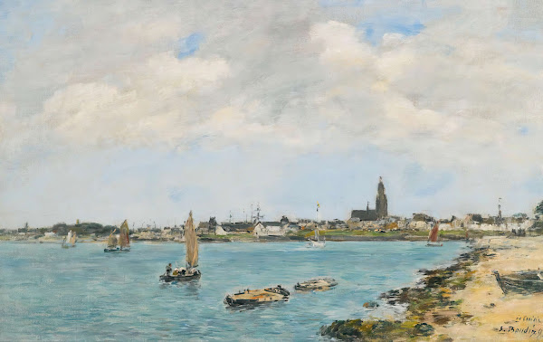 Le Croisic Vue Generale Prise De Pempron 1897