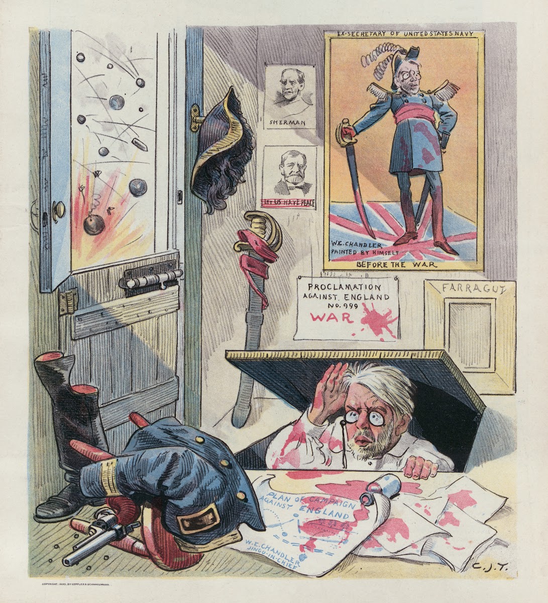His battle ground 1895