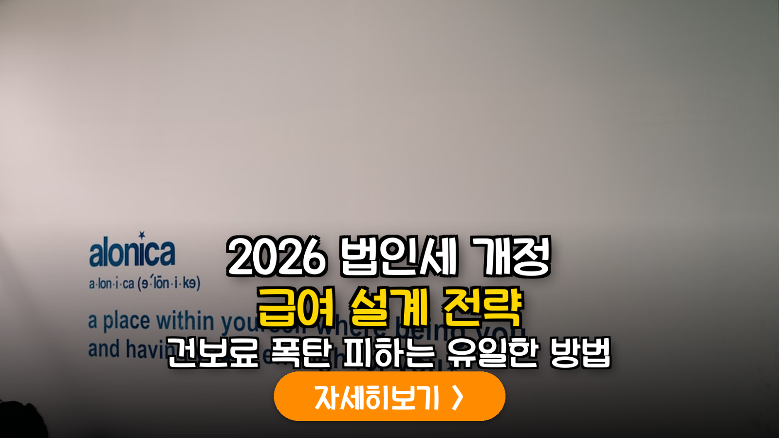 2026년 하반기 개정 법인세율 기반 1인 지식서비스 법인 급여 설계 및 건보료 최적화 가이드