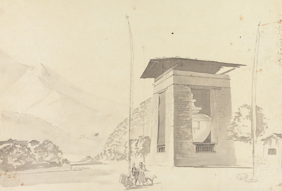 Near Taussadon Tashicho Dzong 1783