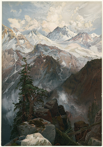 Summit of the Sierras Nevada ca 1876