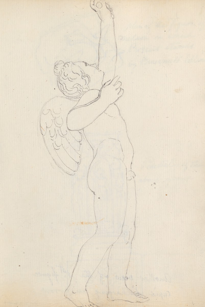 Cupid Shooting an Arrow Uffizi Florence 1787