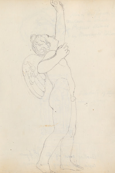 Cupid Shooting an Arrow Uffizi Florence 1787