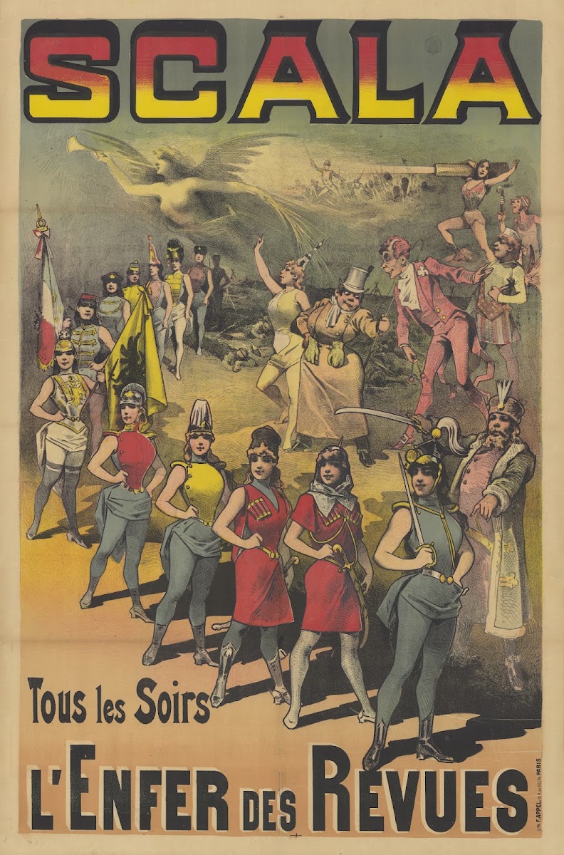 Scala LEnfer des revues 1890
