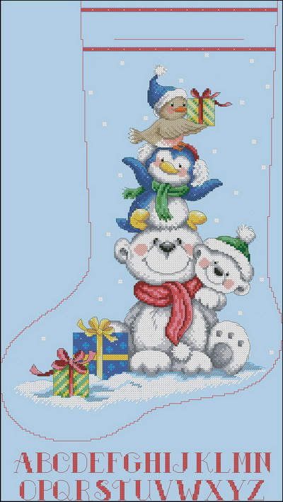 DIM08840 Stack Of Critters Stocking