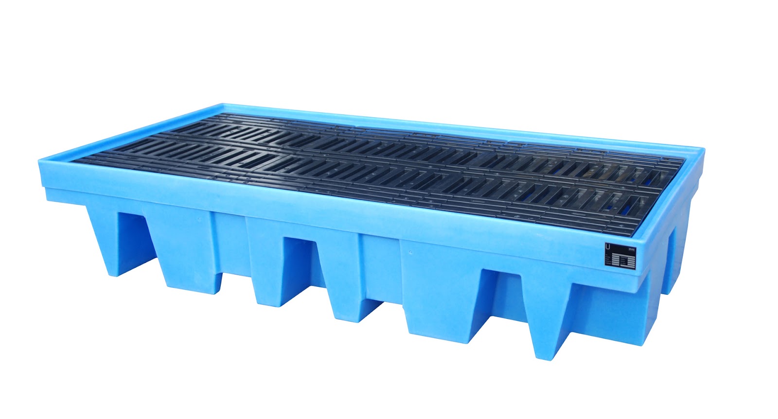 GREEN-LINE PE-opvangbak WP-PE 8/11, van robuust polyethyleen, blauw