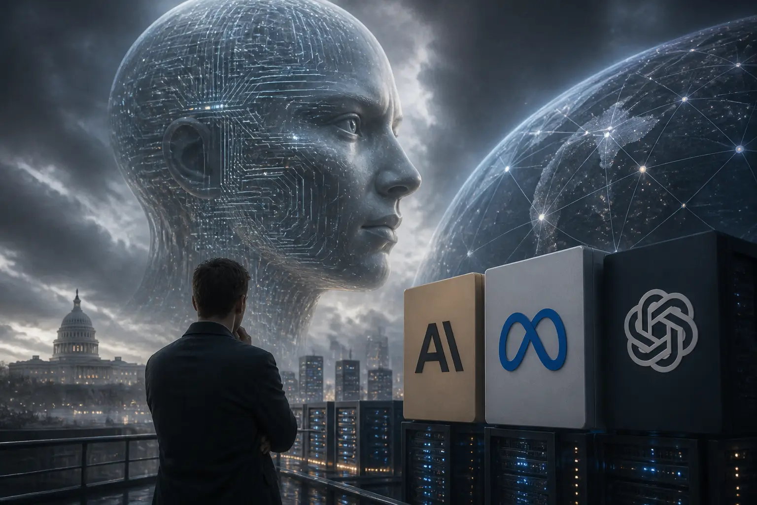 Editorial image for Anthropic warns of AI 'existential risk' as concerns grow over Meta and OpenAI models