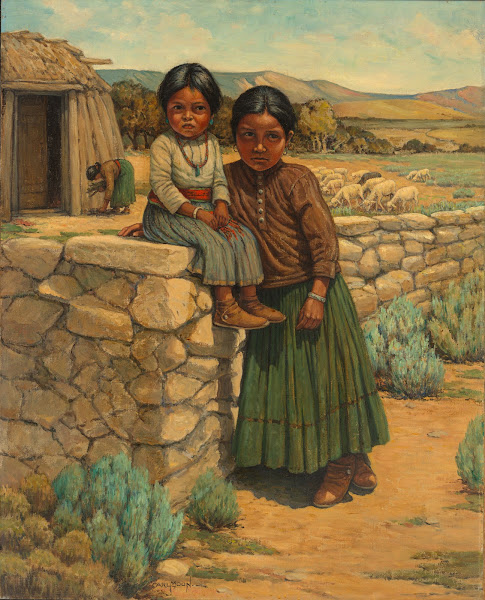 Navajo Sisters ca 1937 1943