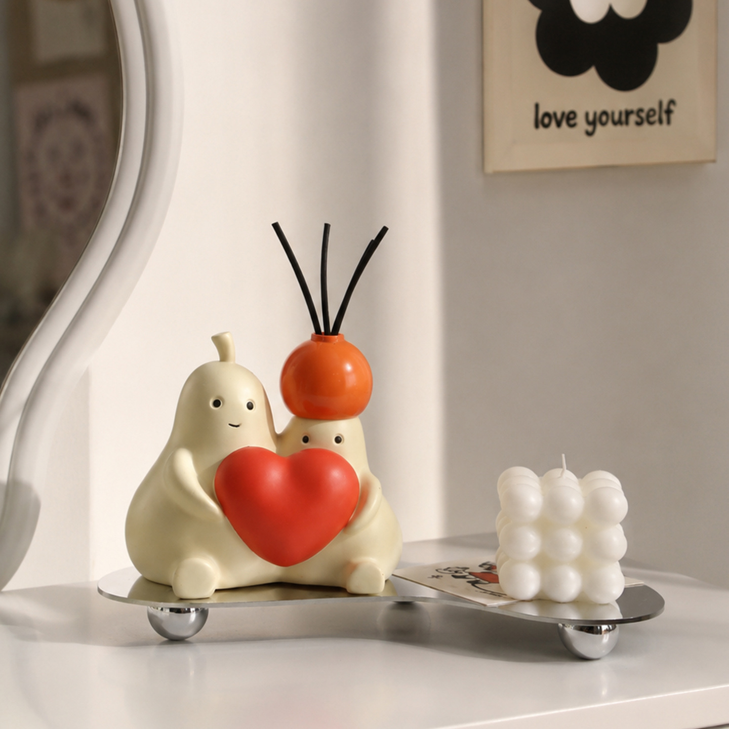 Cartoon Pear Scented Bottle, No Flame