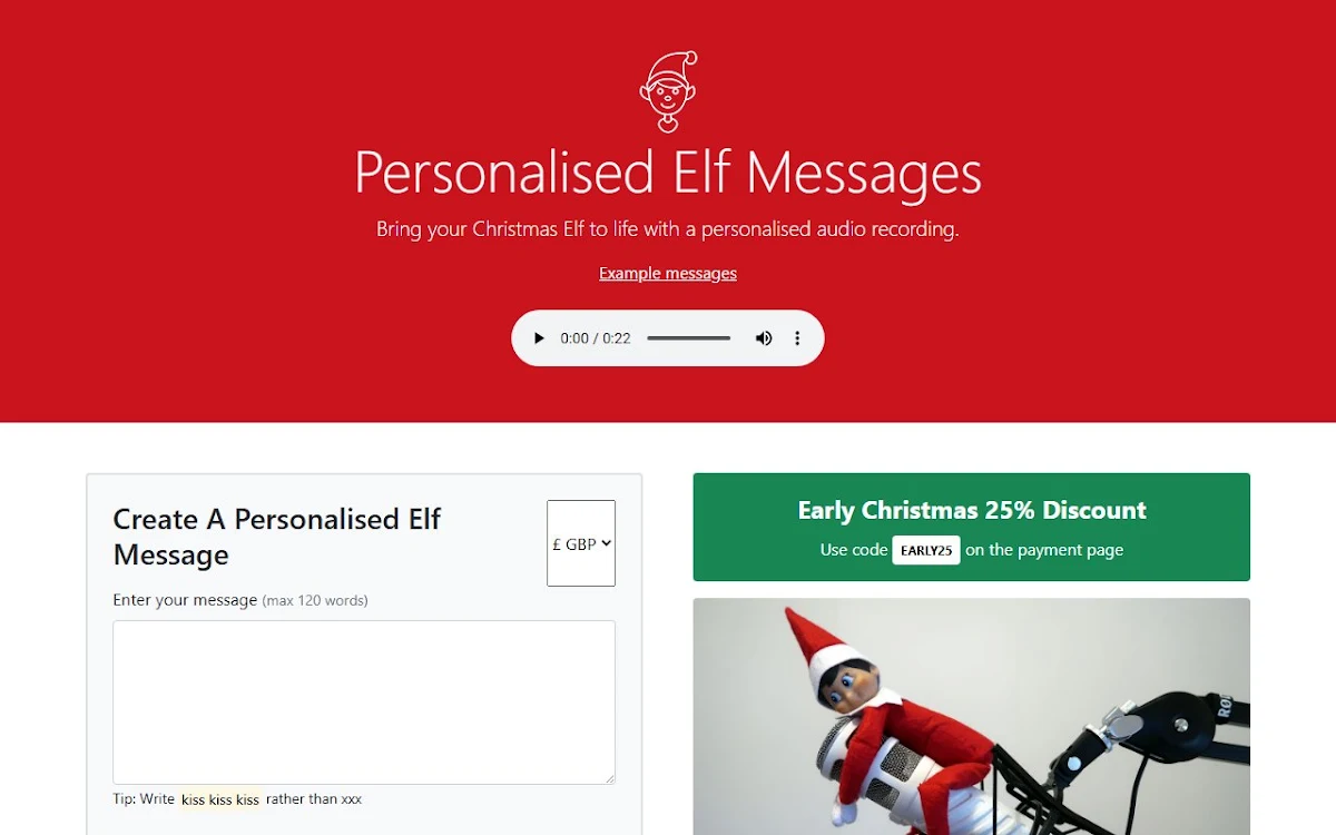 Captura de Elf Messages