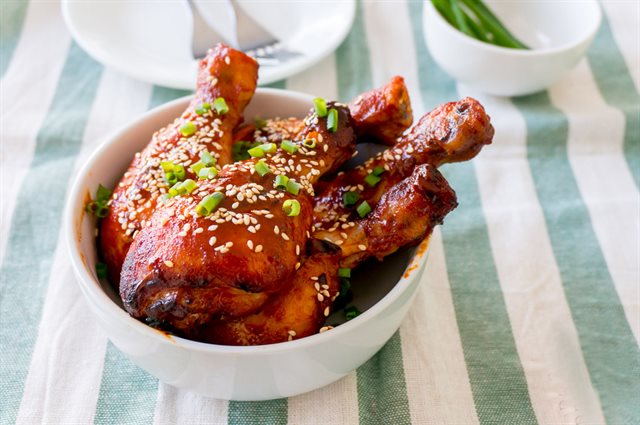 Đùi Gà Nướng Sốt Hàn Quốc