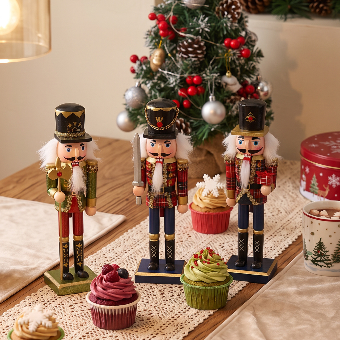 European Nutcracker Soldier made of wood, hand-painted