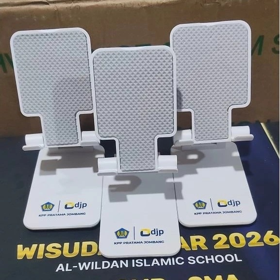 Folding desktop costum, phone stand Hd _23 phone holder stand H, phone holder costum logo suka2 — foto 3
