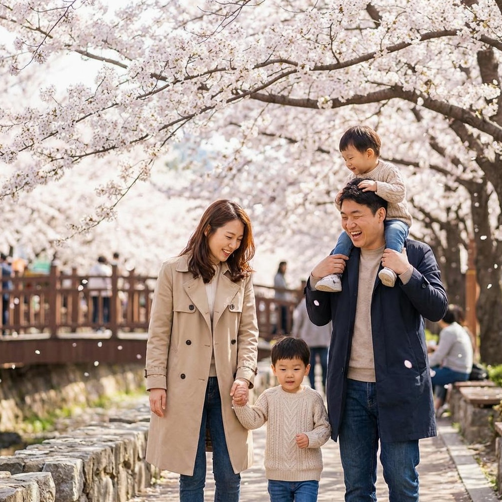 2026 진해 군항제: 실시간 벚꽃 개화 & 가족여행 완벽 가이드