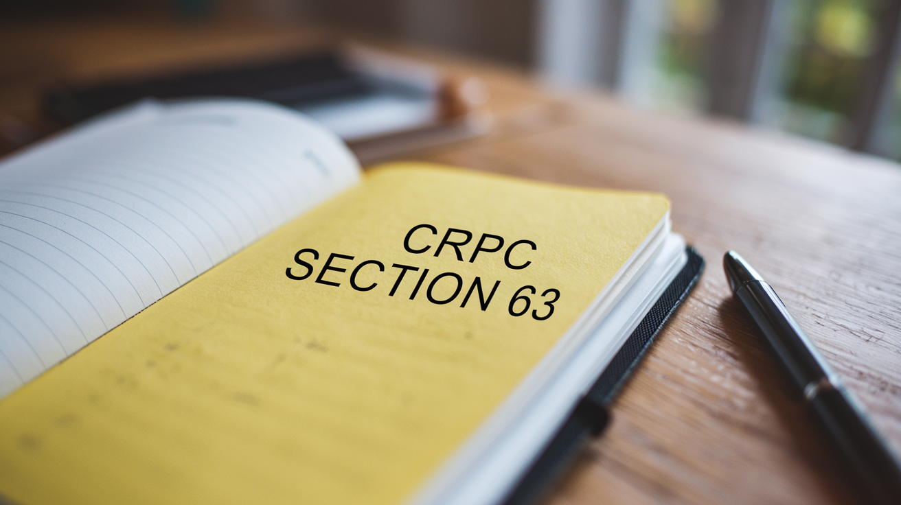 CrPC Section 63 – Arrest of Person at Large