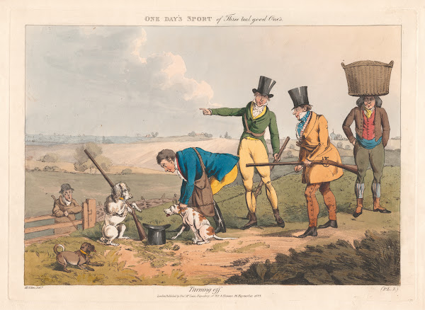 Shooting or One Days Sport of Three Real Good Ones 1823