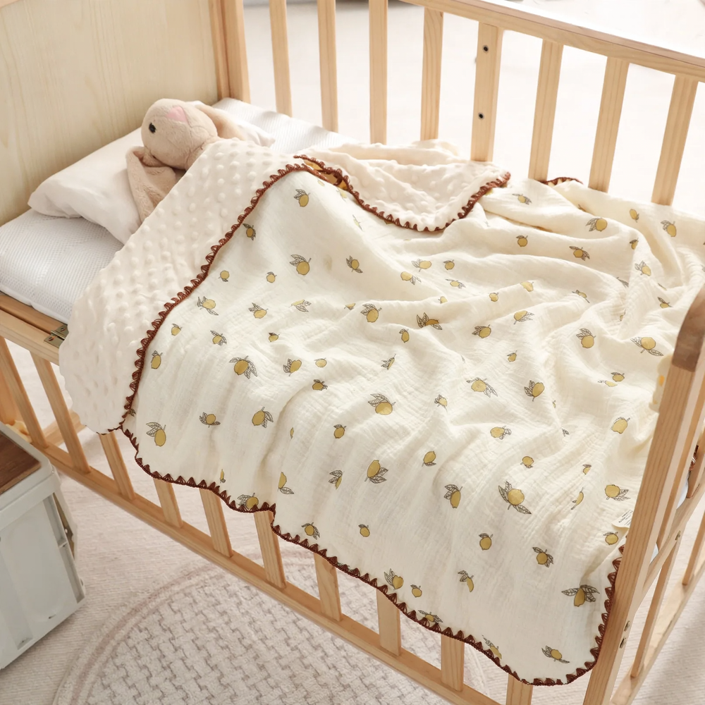 Cotton blanket for babies, 95x95 cm, cotton