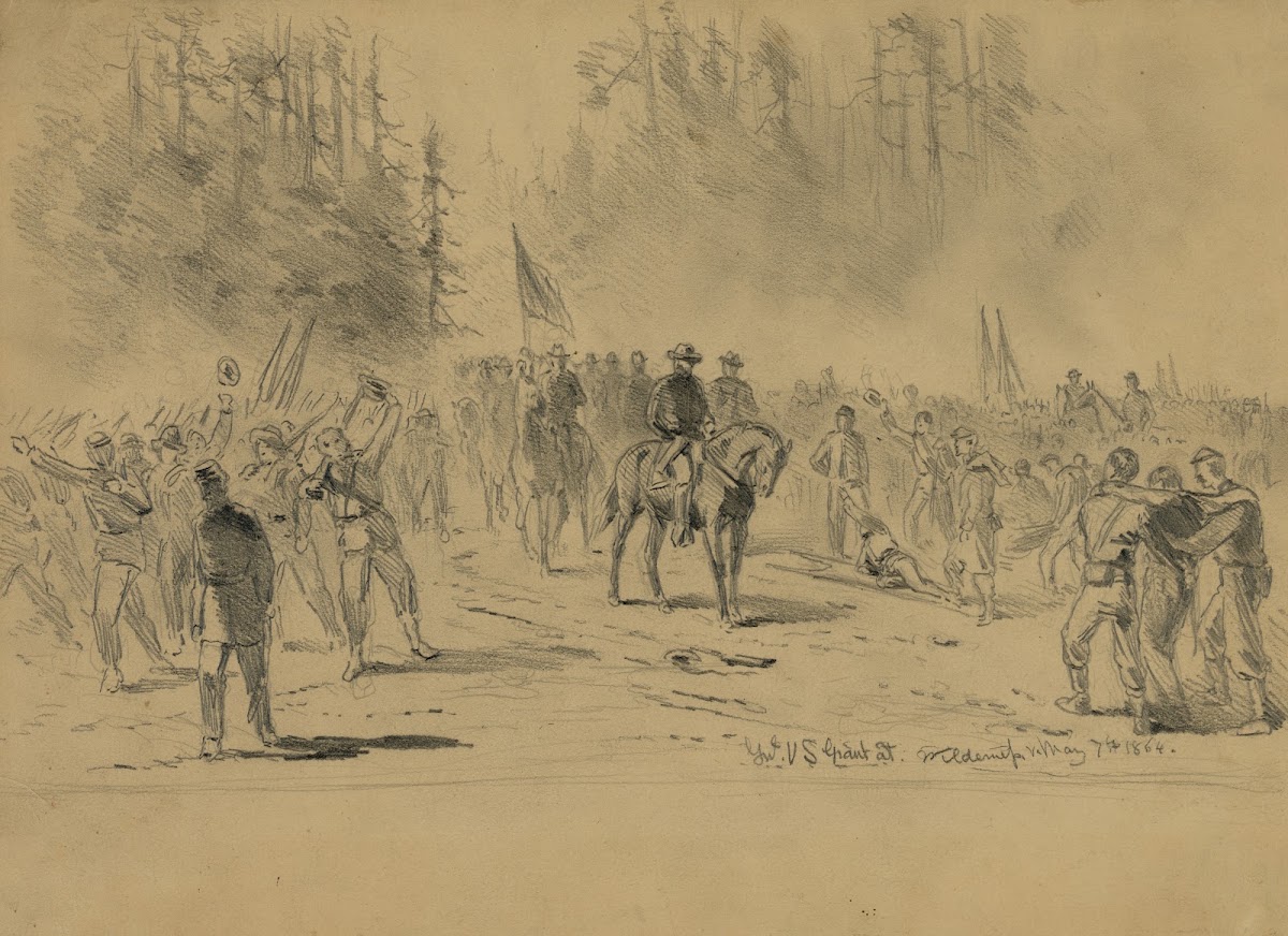 Genl US Grant at Wilderness 1864
