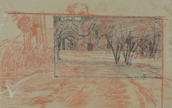 Twee landschapsstudies door elkaar 1874   1925