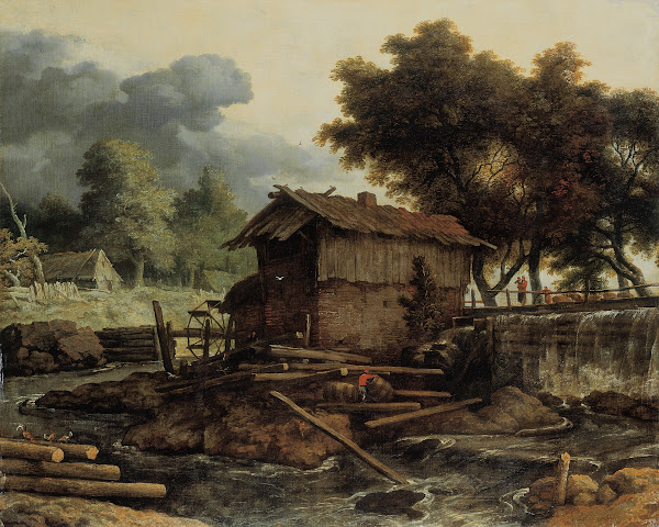 Landscape with Sawmill ca 1660