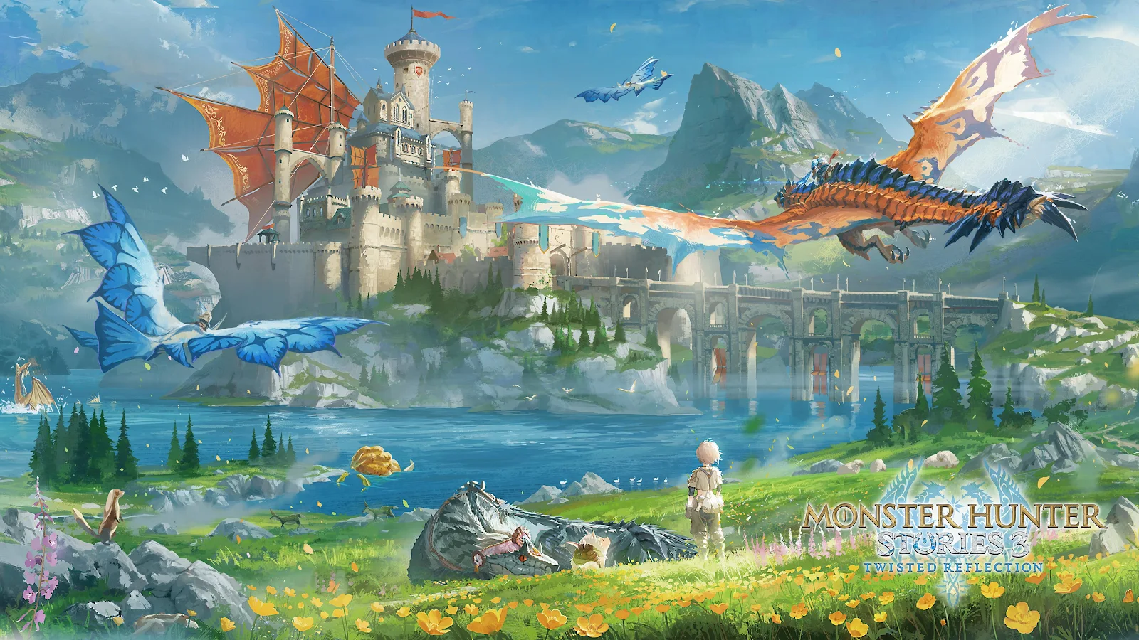 Monster Hunter Stories Twisted Reflection 4K Desktop Wallpaper