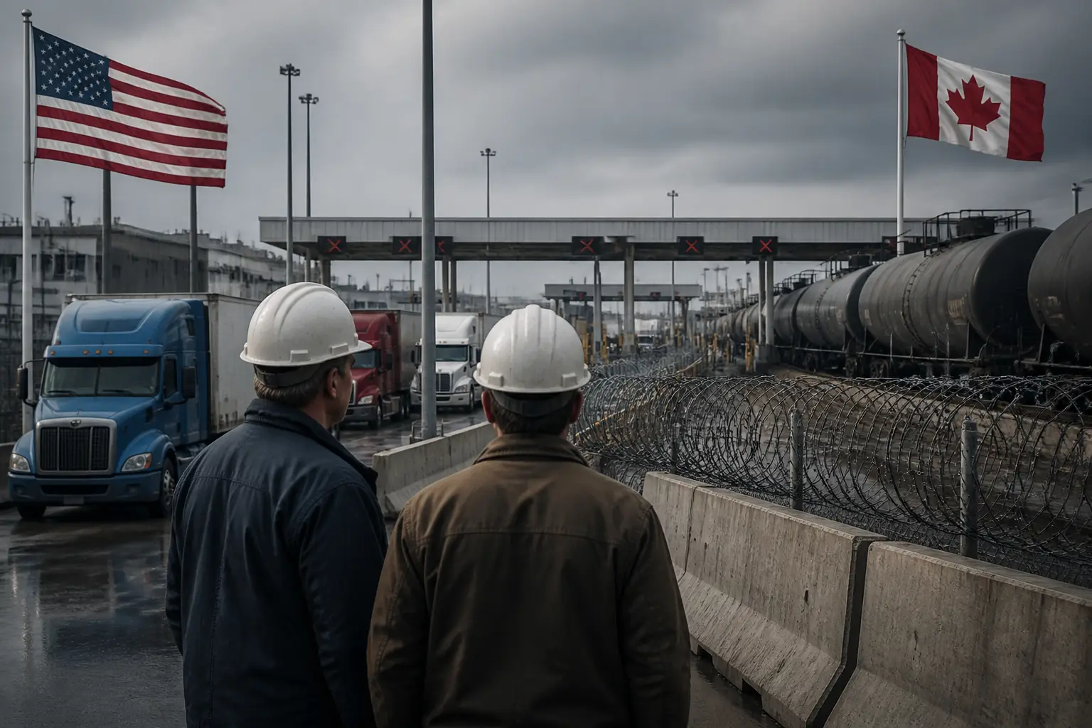 Editorial image for US and Canadian businesses brace for trade war impact