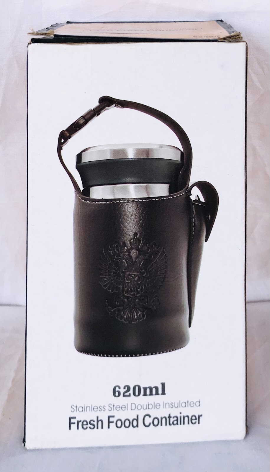 Stainless steel double insulated food container