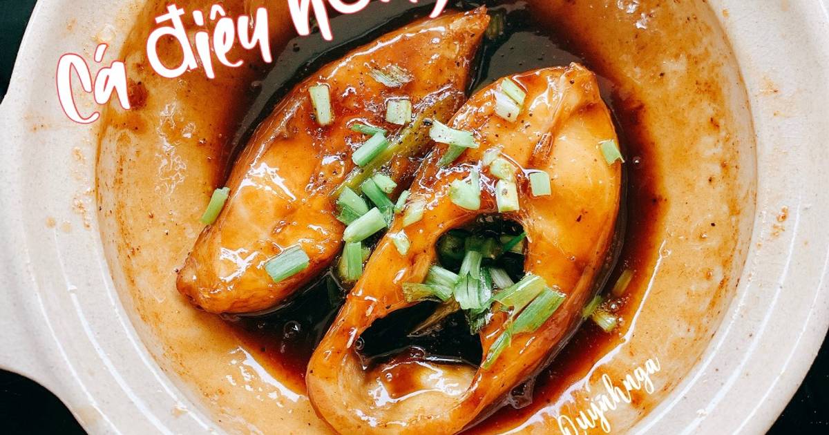 Cá điêu hồng kho riềng