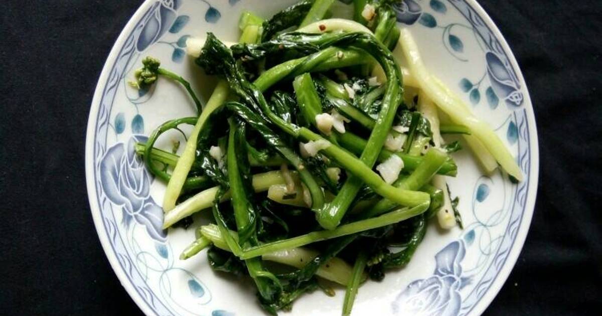 Ngồng cải xào tỏi