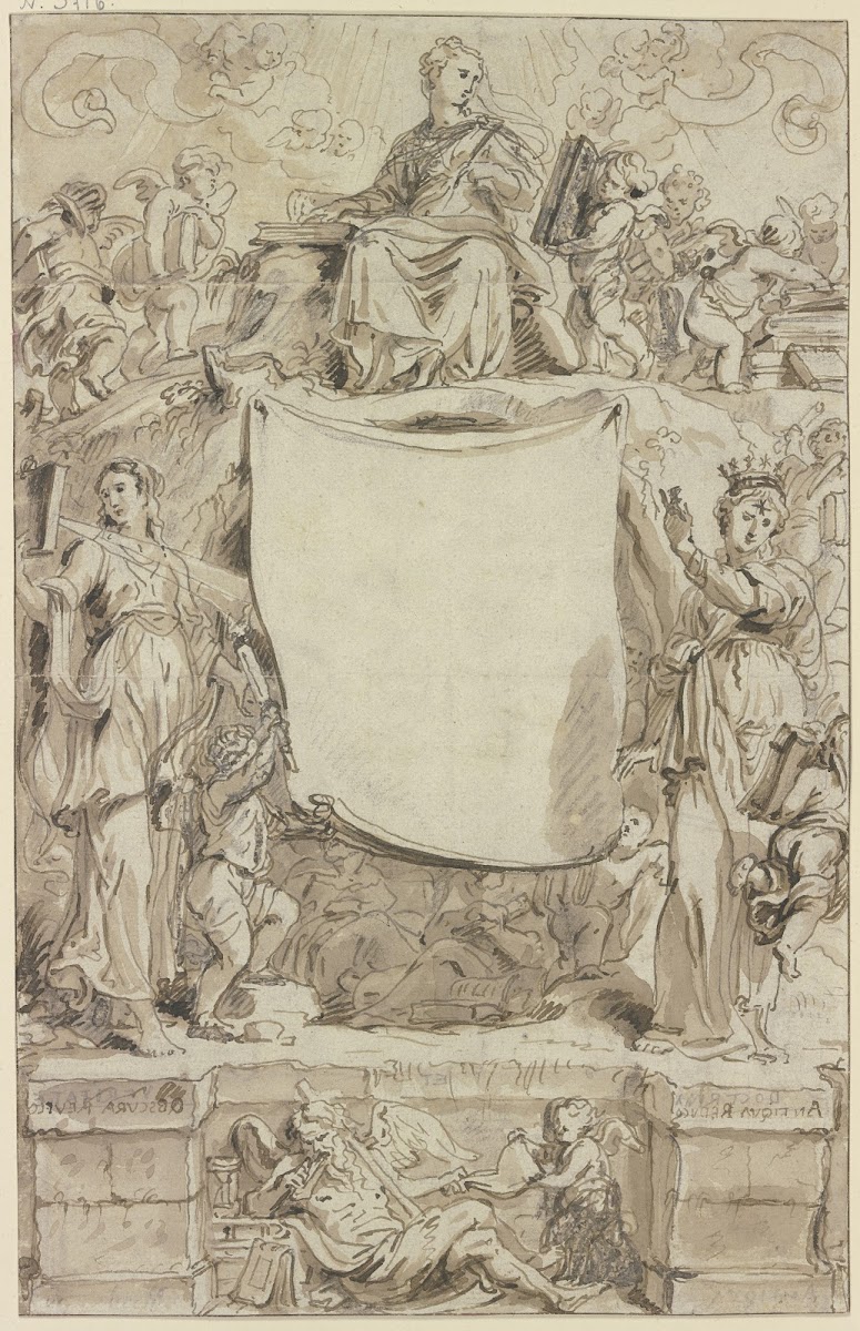Allegorical title page ca 1643