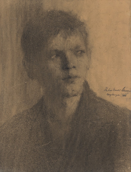 Štúdia hlavy chlapca 1900