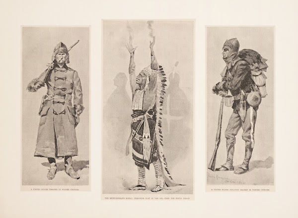 A United States trooper The medicine mans signal A United States infantry soldie