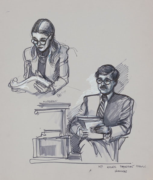 Liverone A Kip reads deposition from Flickenger