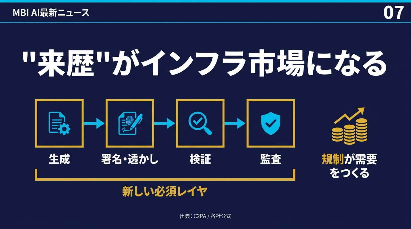 来歴が新しい市場になる