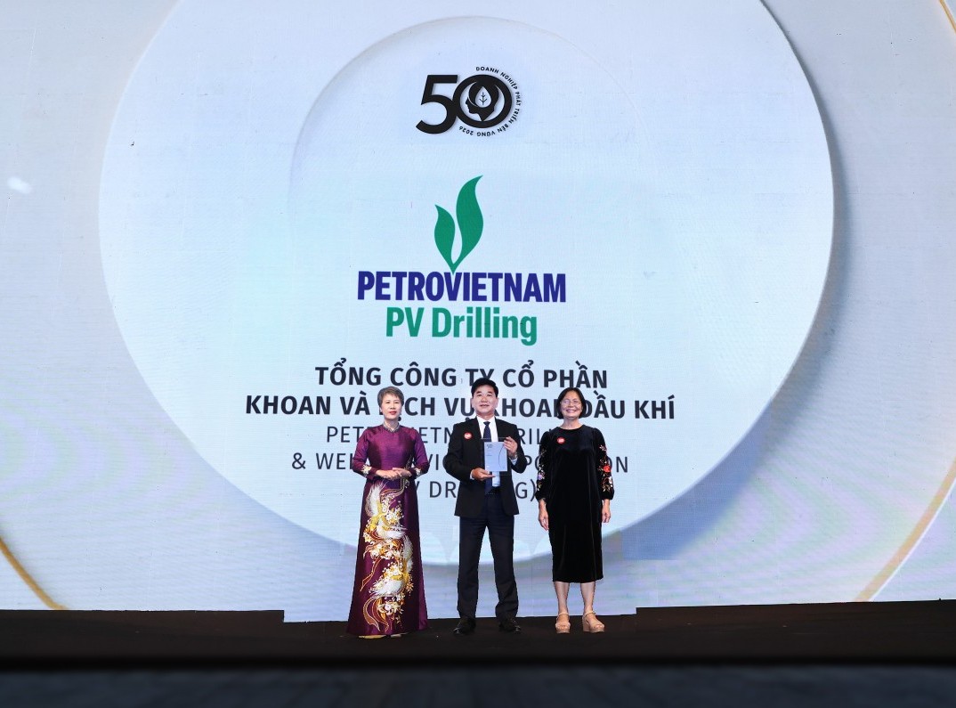 PV Drilling: Top VIX50 và Top 50 Doanh Nghiệp Phát Triển Bền Vững 2026