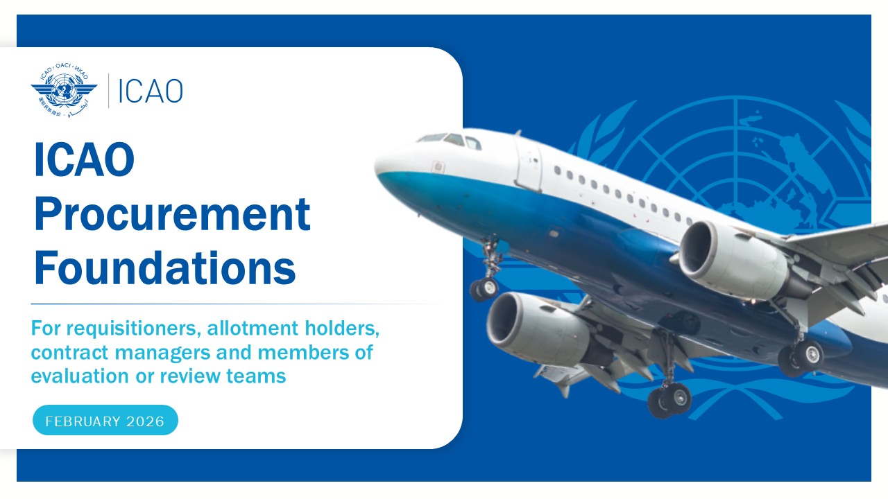 ICAO Procurement Foundations cover slide