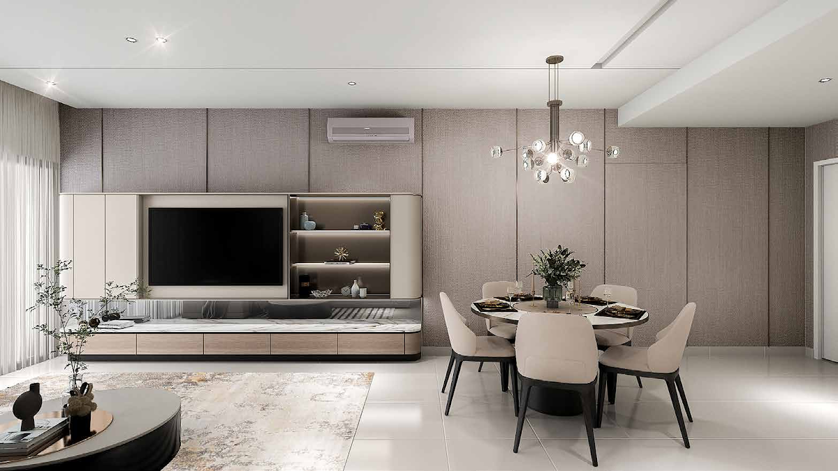 Luminar Residence, Federal Avenue — living dining