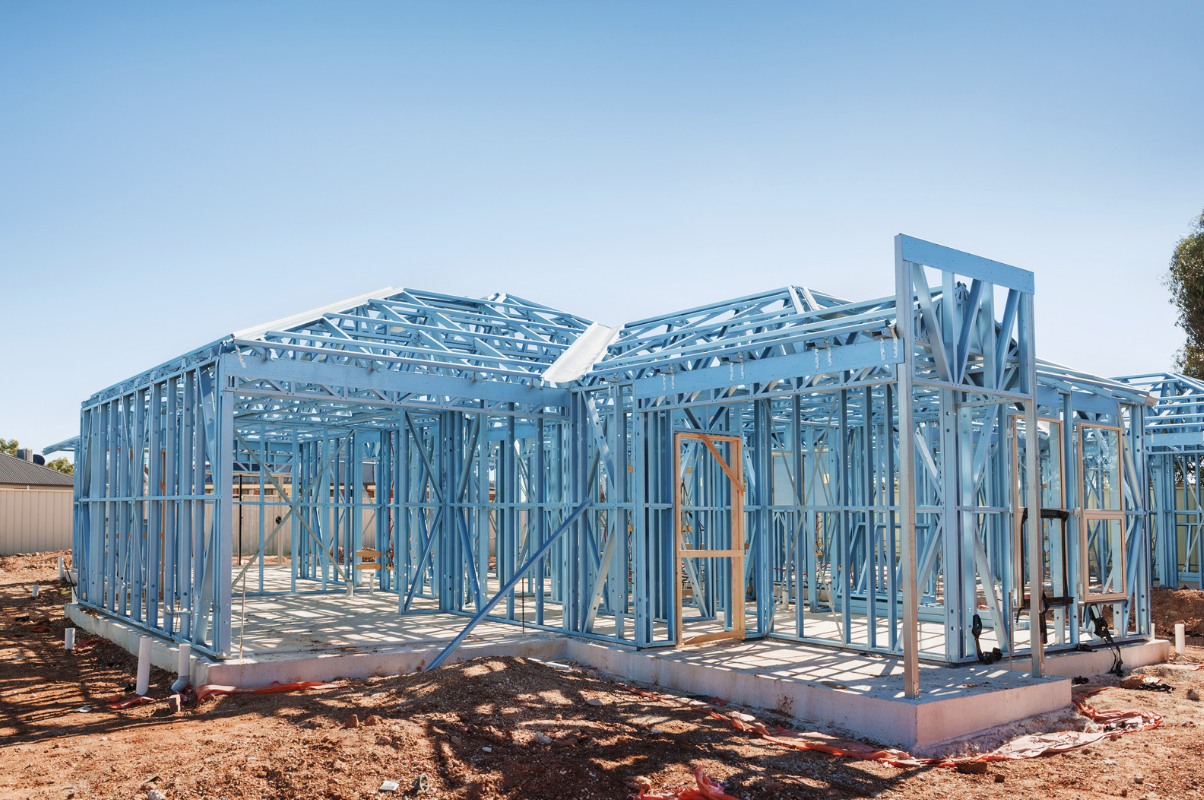 New Construction Steel Framing