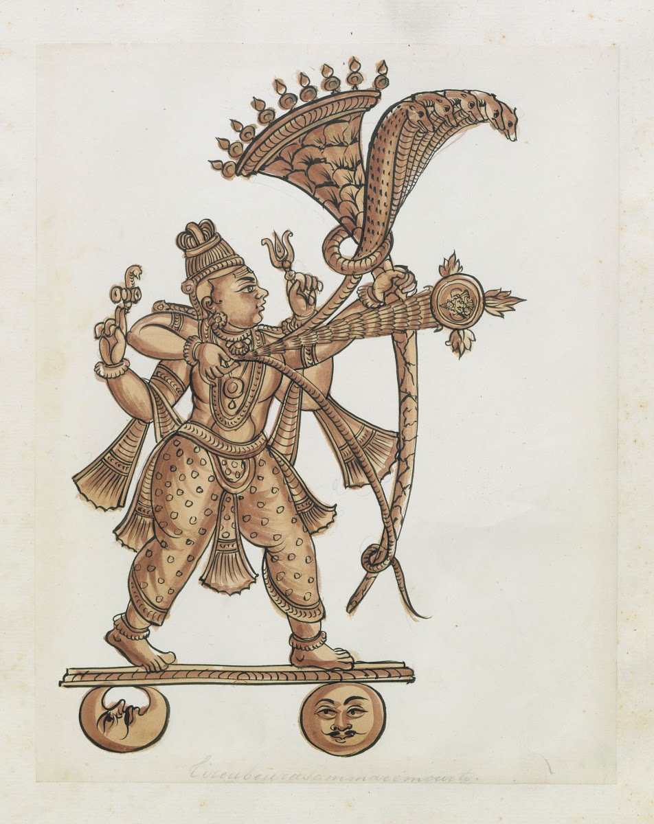 Paintings from the Chidambaram Shrine Pl063 1820 1830