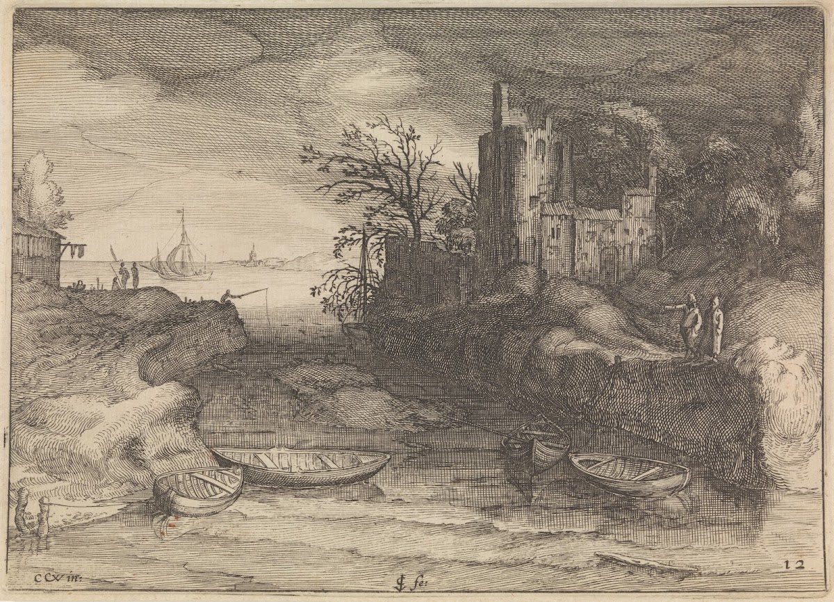 Landscape with sloops 1613