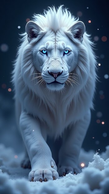 White Lion Art Picture