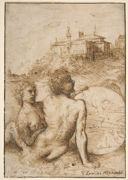 Two Satyrs in a Landscape ca 150510