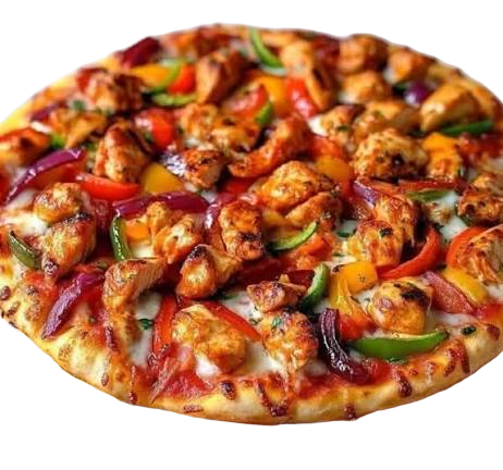 Chinese — Onion, mixed pepper, mushroom, sweetcorn & Chinese chicken