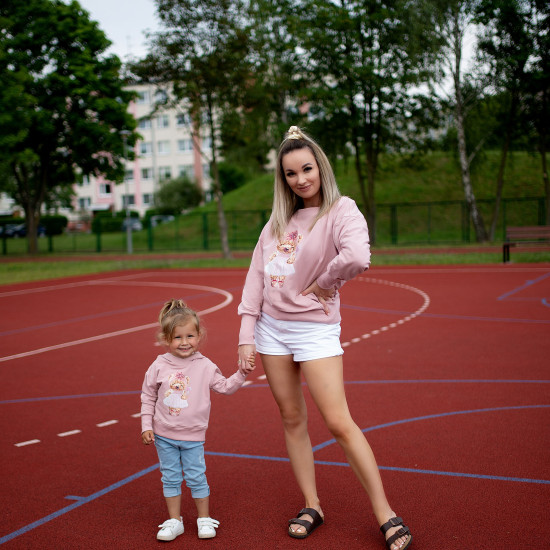 Свитшот женский Cebababy Fluffy Puffy (L/XL) Poly пудровый