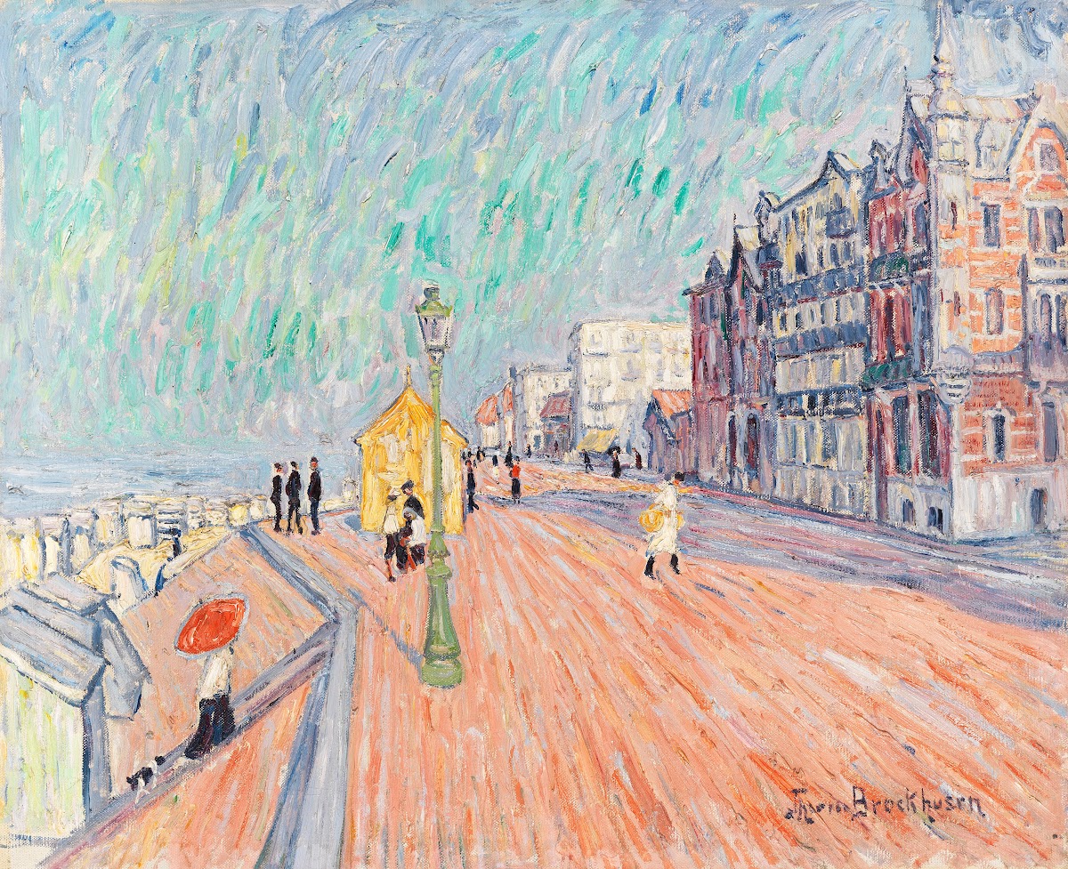 Strandpromenade in Knokke 1907