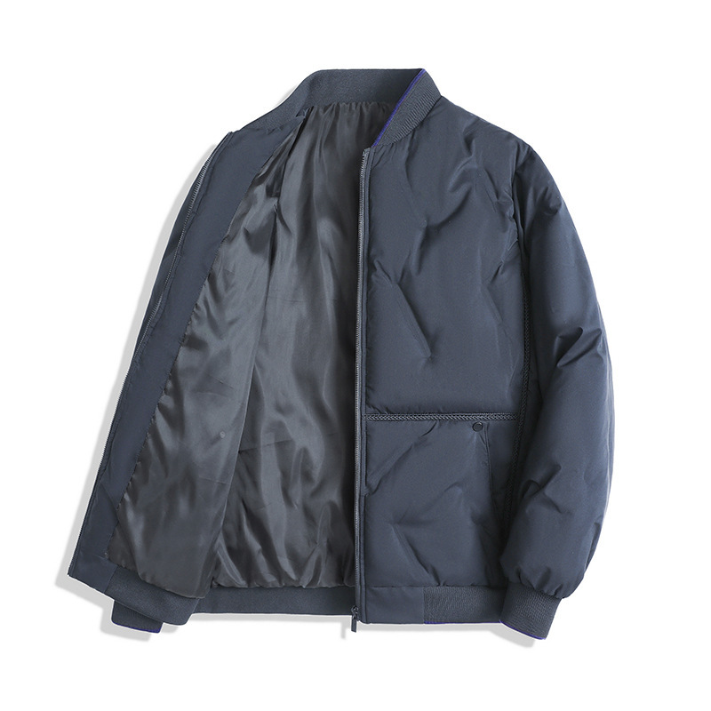Herren-Winterjacke, gefüttert, wendbar