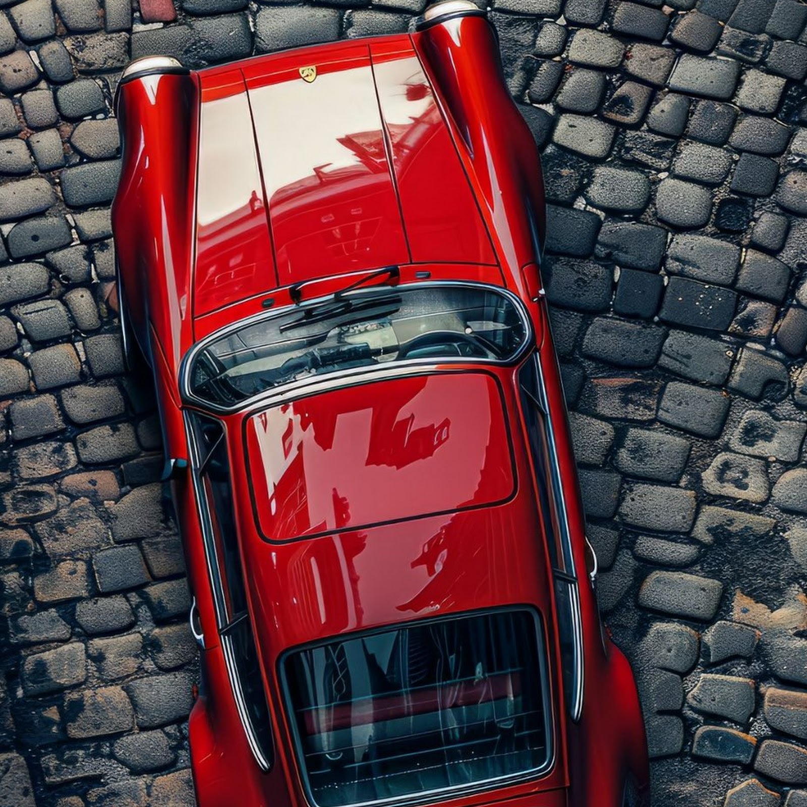 Download Porsche 911, Classic Car, Red Car, Sports Car iPhone