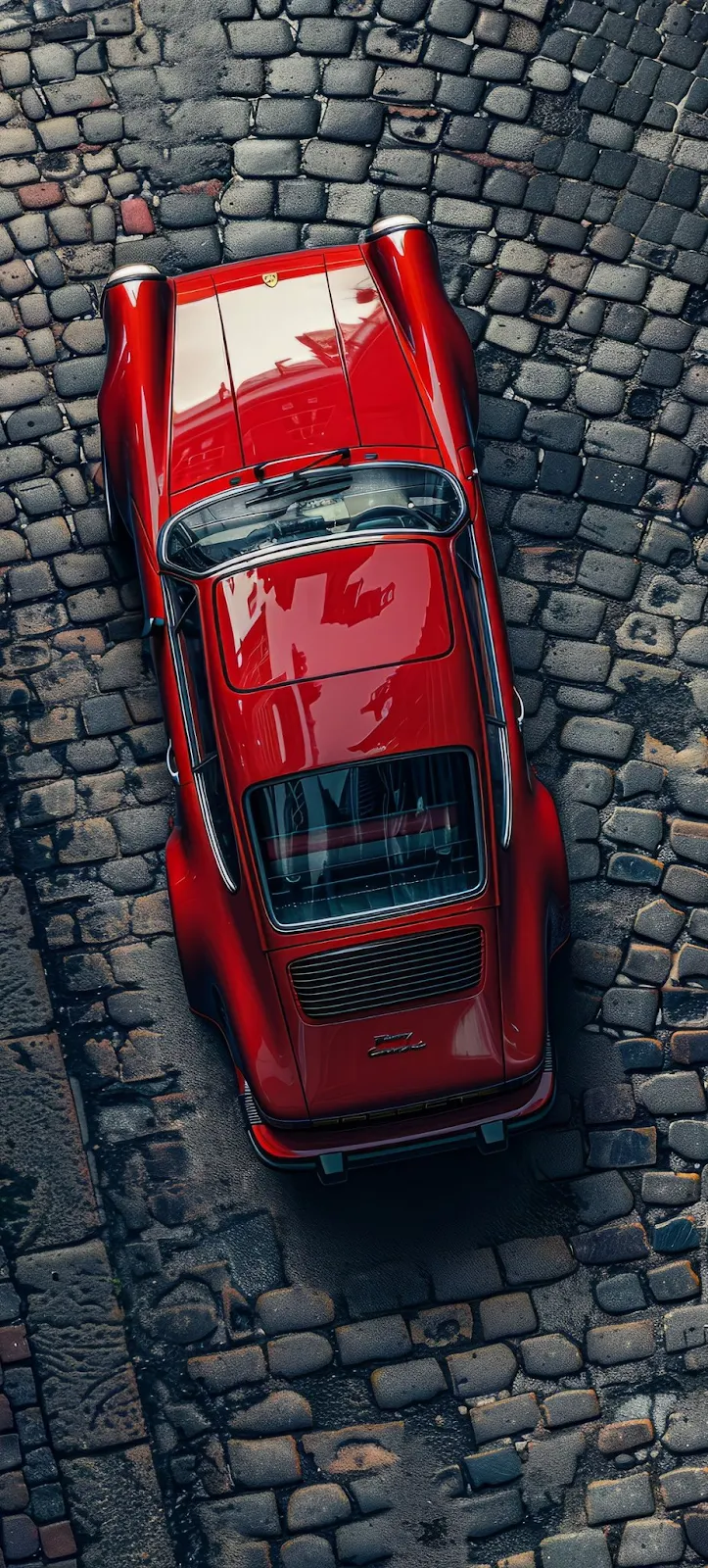 Porsche 911, Classic Car, Red Car, Sports Car iPhone Wallpaper Background (926x2048)