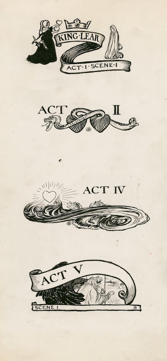King Lear Headings 1900